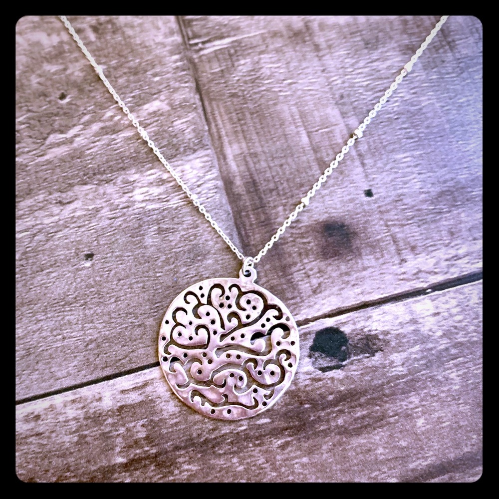 Silpada necklace with pendant sterling silver